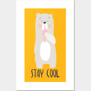 Stay Cool, Polar Bear Posters and Art